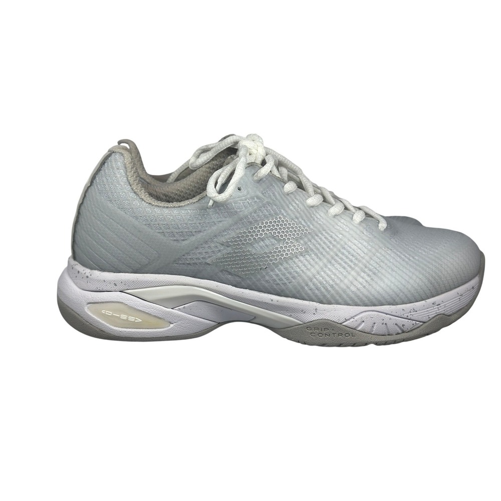 Lotto Tennis Shoes Womens Size 6.5 Light Grey Athletic Sneakers Grip Control‎